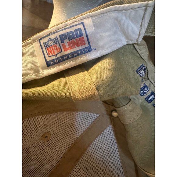 Dallas Cowboys NFL Pro Line Snapback Hat Sports Specialties Tan & Blue - Picture 9 of 11